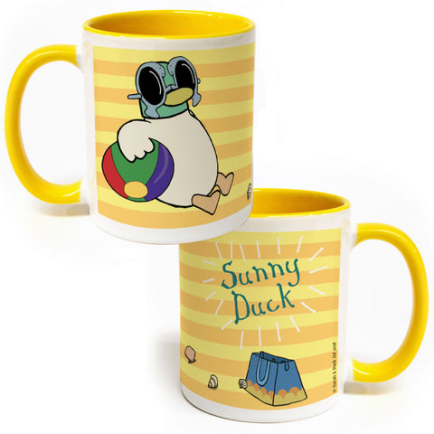 Sunny Duck Yellow Colour Insert Mug