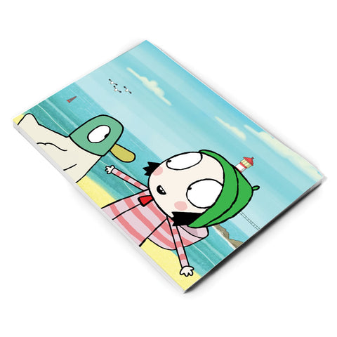 Sarah & Duck by the Seaside A5 Notepad