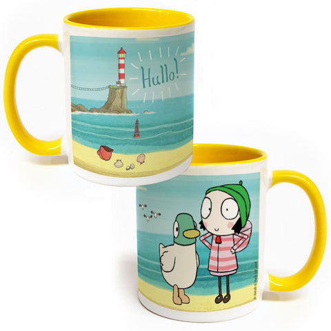 Hullo! Yellow Colour Insert Mug