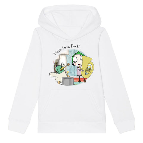 Sarah & Duck "Music time, Duck!" Hoodie