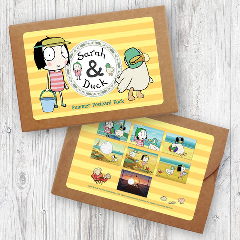 Sarah & Duck Summer Postcard Pack