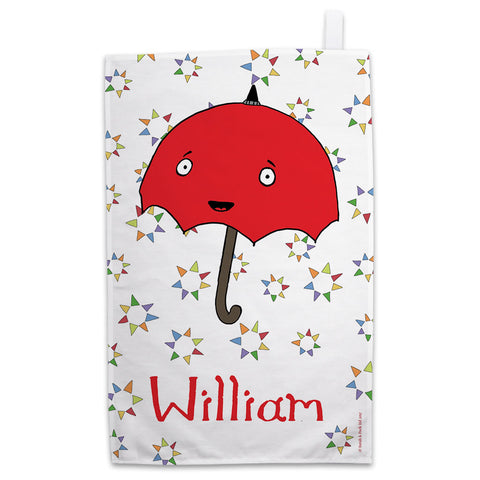 Personalised Umbrella Tea Towel