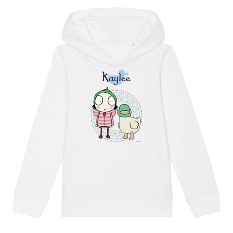 Personalised Sarah & Duck Hoodie