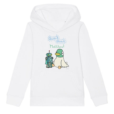 Personalised Duck & Robot Hoodie