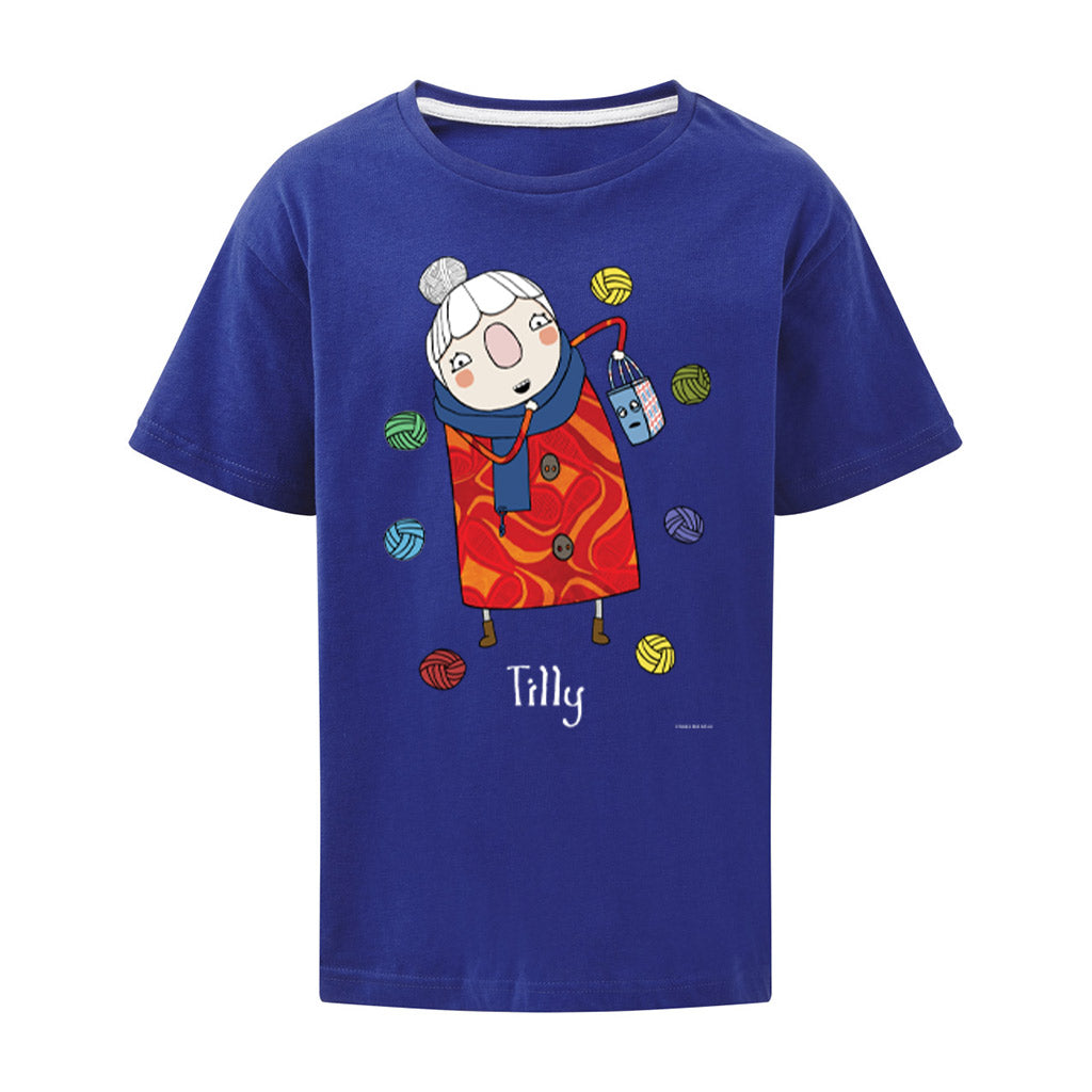 Personalised Scarf Lady T-Shirt