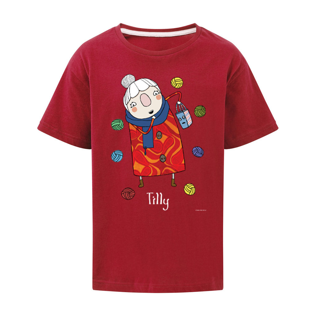 Personalised Scarf Lady T-Shirt