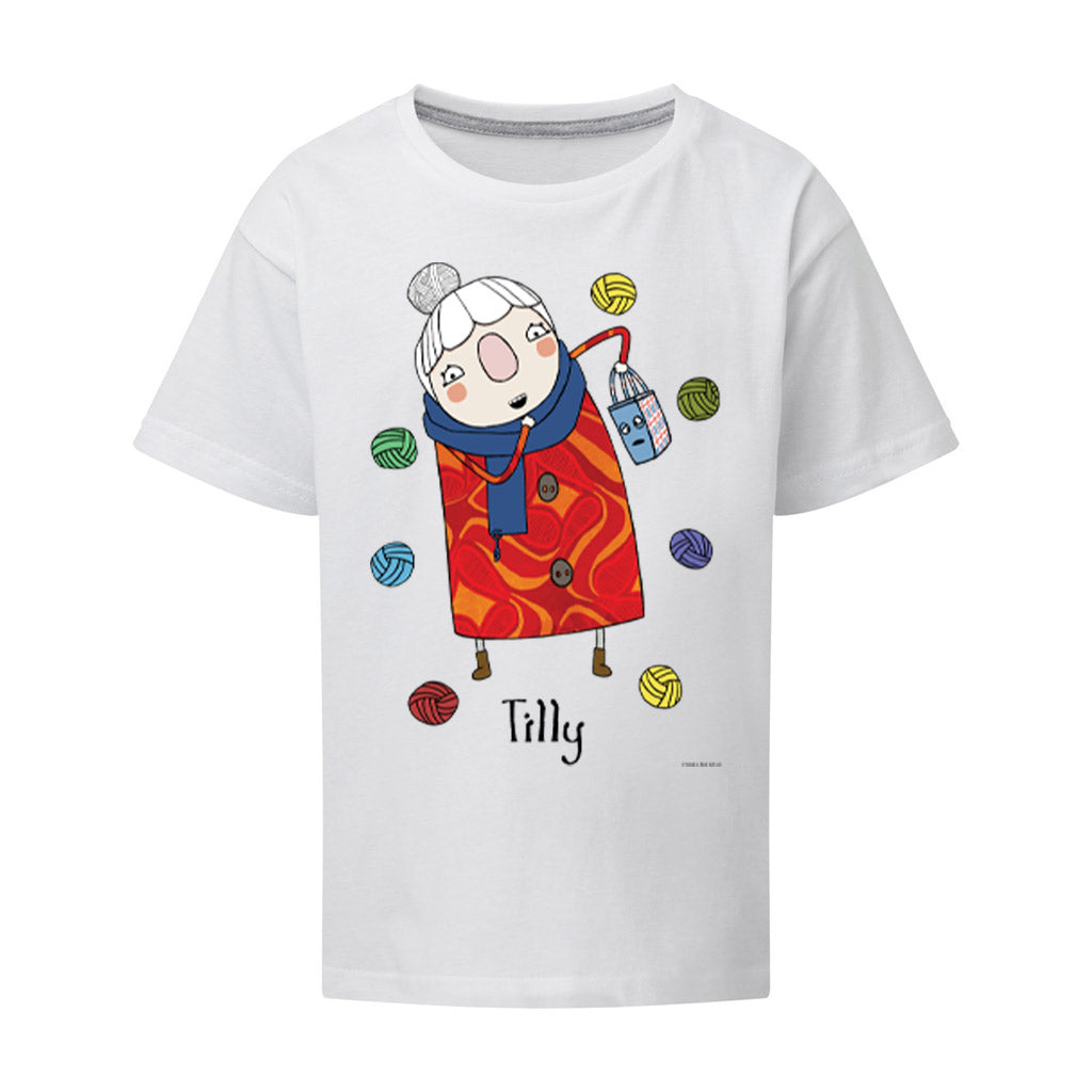 Personalised Scarf Lady T-Shirt