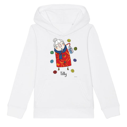 Personalised Scarf Lady Hoodie