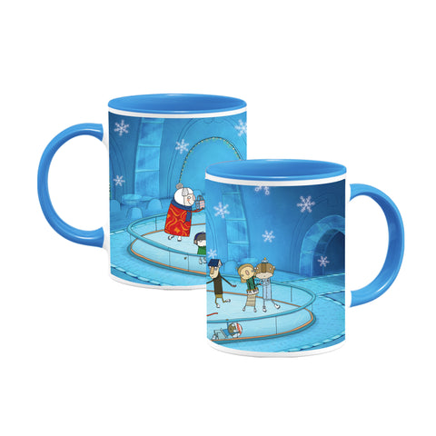 Sarah & Duck Ice Skating Colour Insert Mug