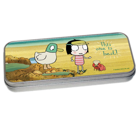 Sarah & Duck "this one is best" Pencil Tin 