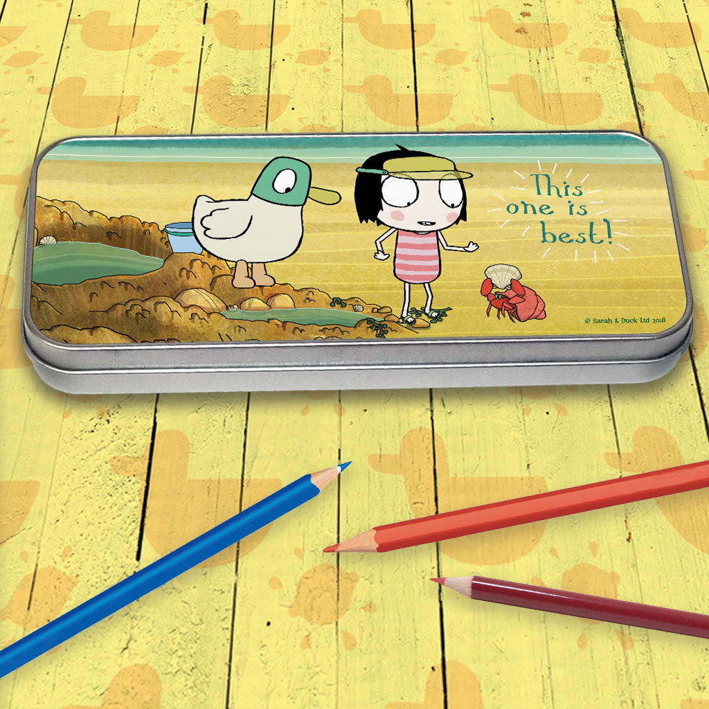 Sarah & Duck "this one is best" Pencil Tin (Lifestyle)