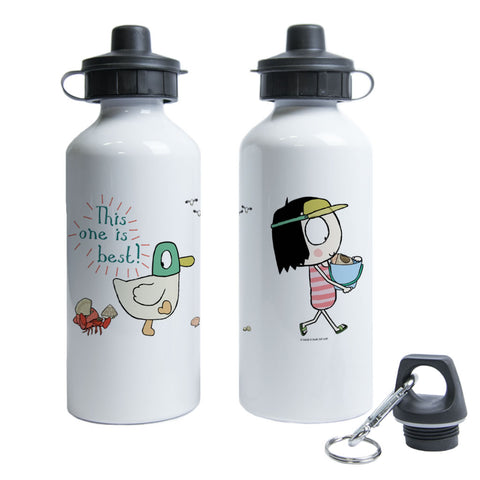 Sarah & Duck "this one is best" Water Bottle 