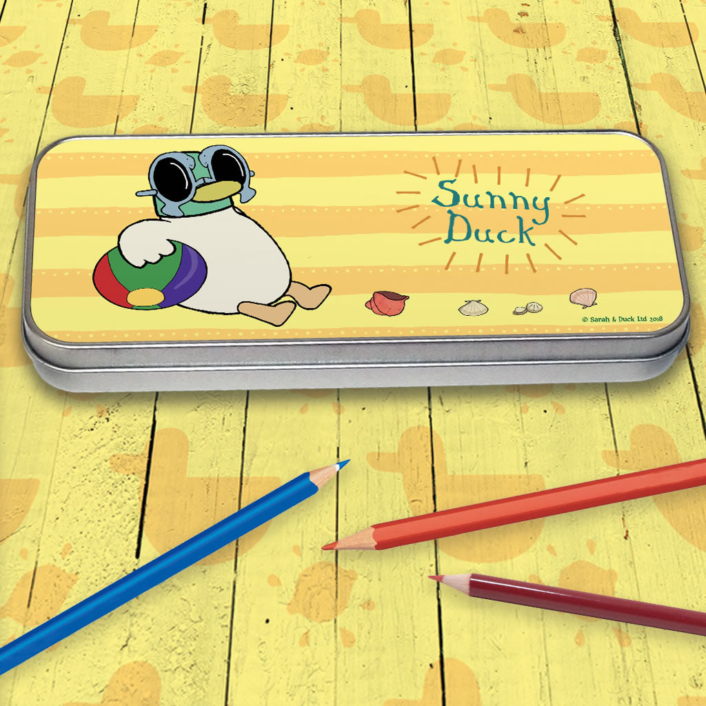 Sarah & Duck Sunny Duck Pencil Tin (Lifestyle)