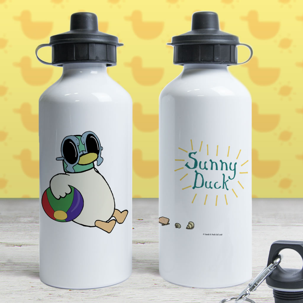 Sarah & Duck Sunny Duck Water Bottle (Lifestyle)