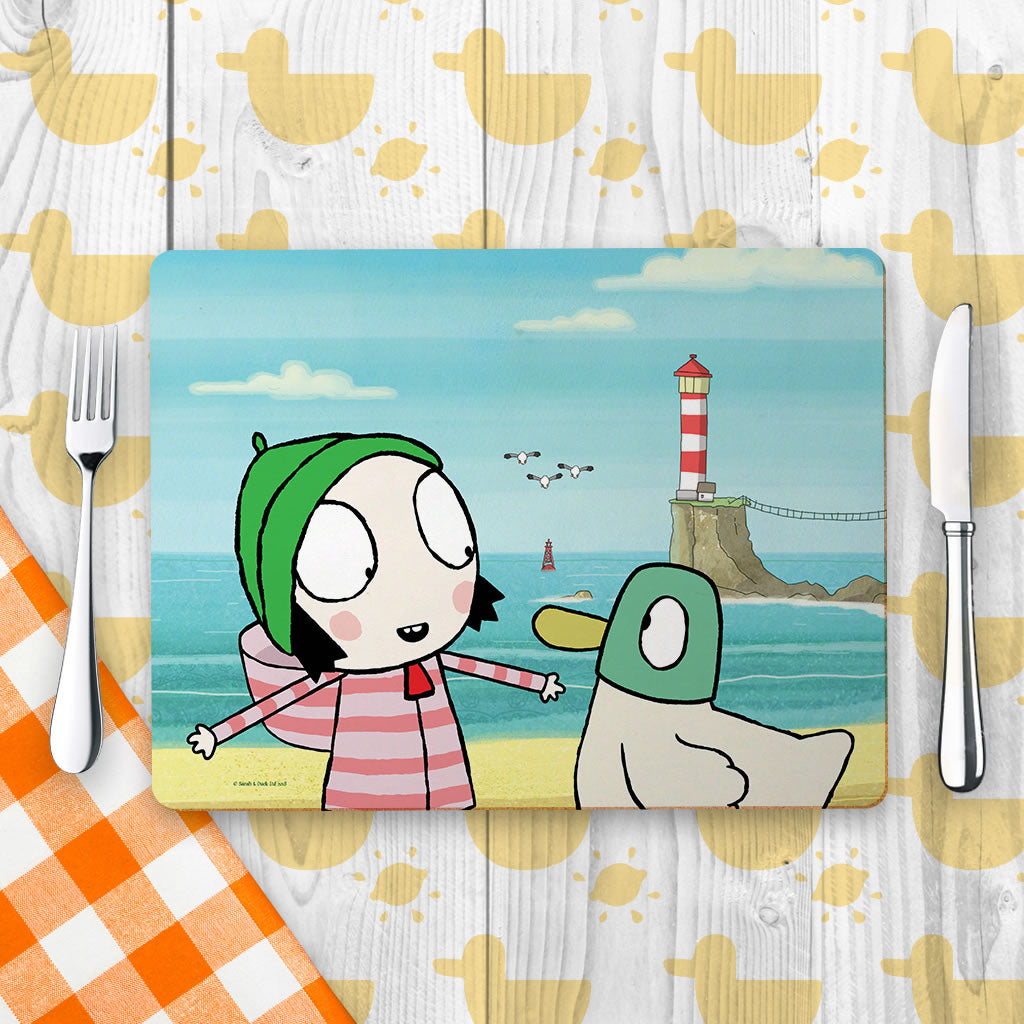 Sarah & Duck by the Seaside Placemat (Lifestyle)