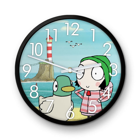 Sarah & Duck by the Seaside Clock