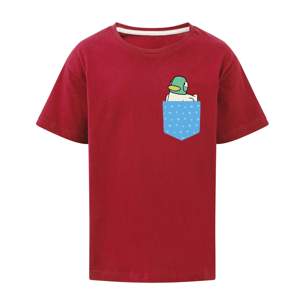Sarah & Duck Blue Printed Pocket T-Shirt