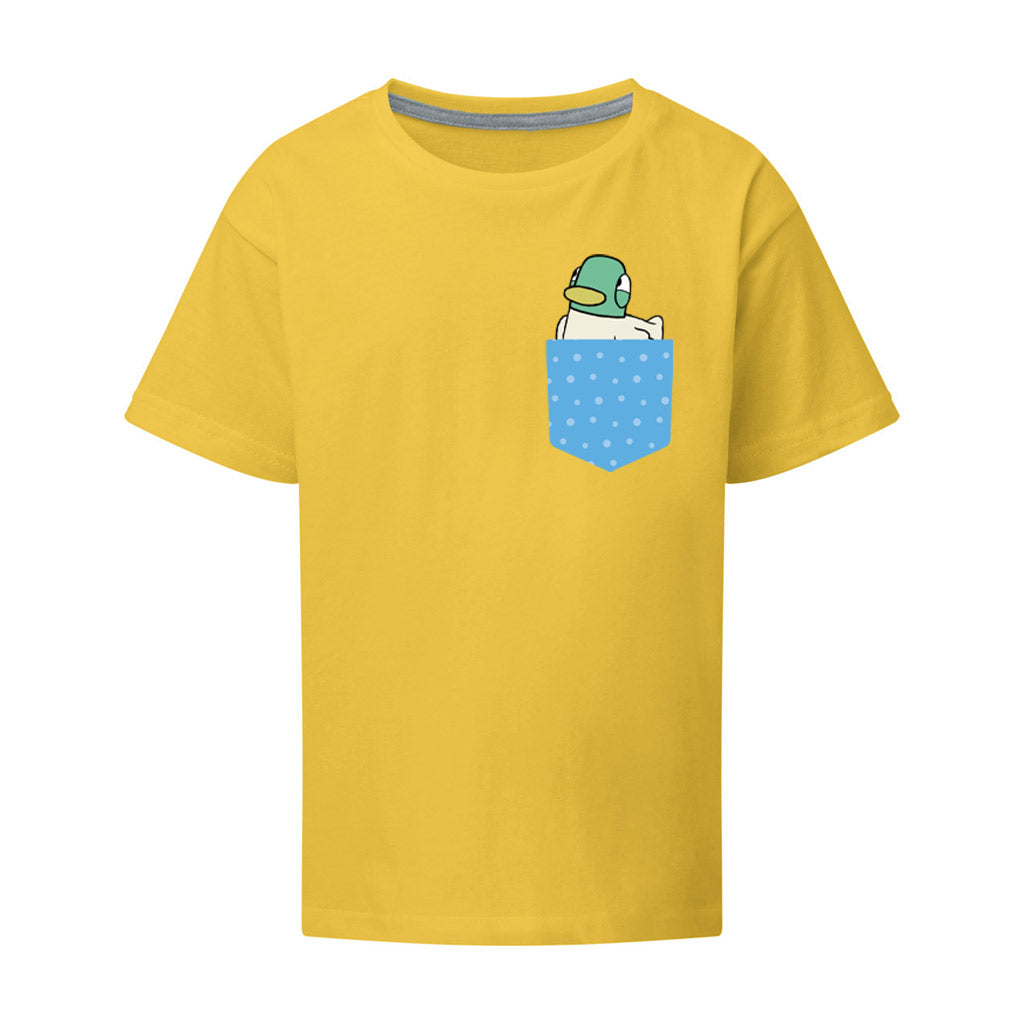 Sarah & Duck Blue Printed Pocket T-Shirt