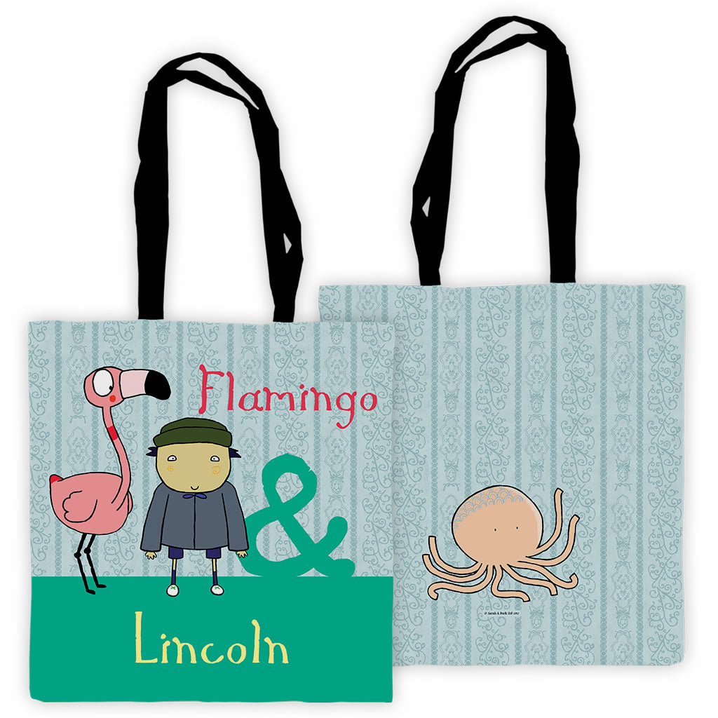 Personalised Flamingo Tote Bag