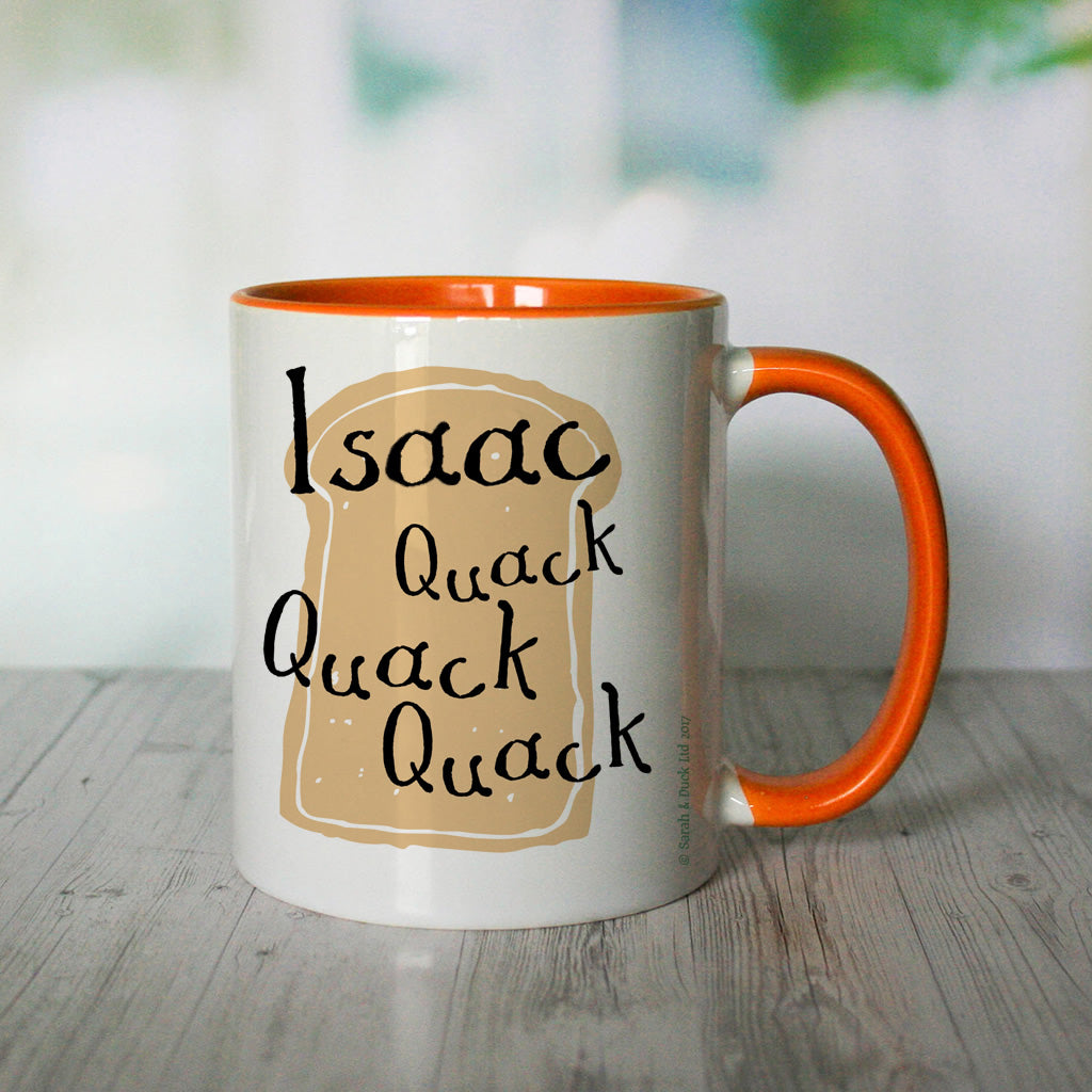 Personalised Quack Quack Quack Colour Insert Mug