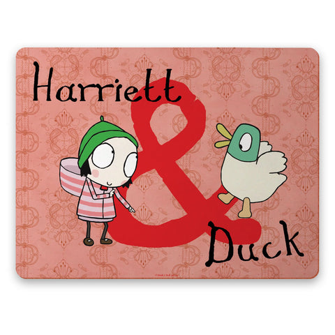 Personalised Sarah & Duck Placemat