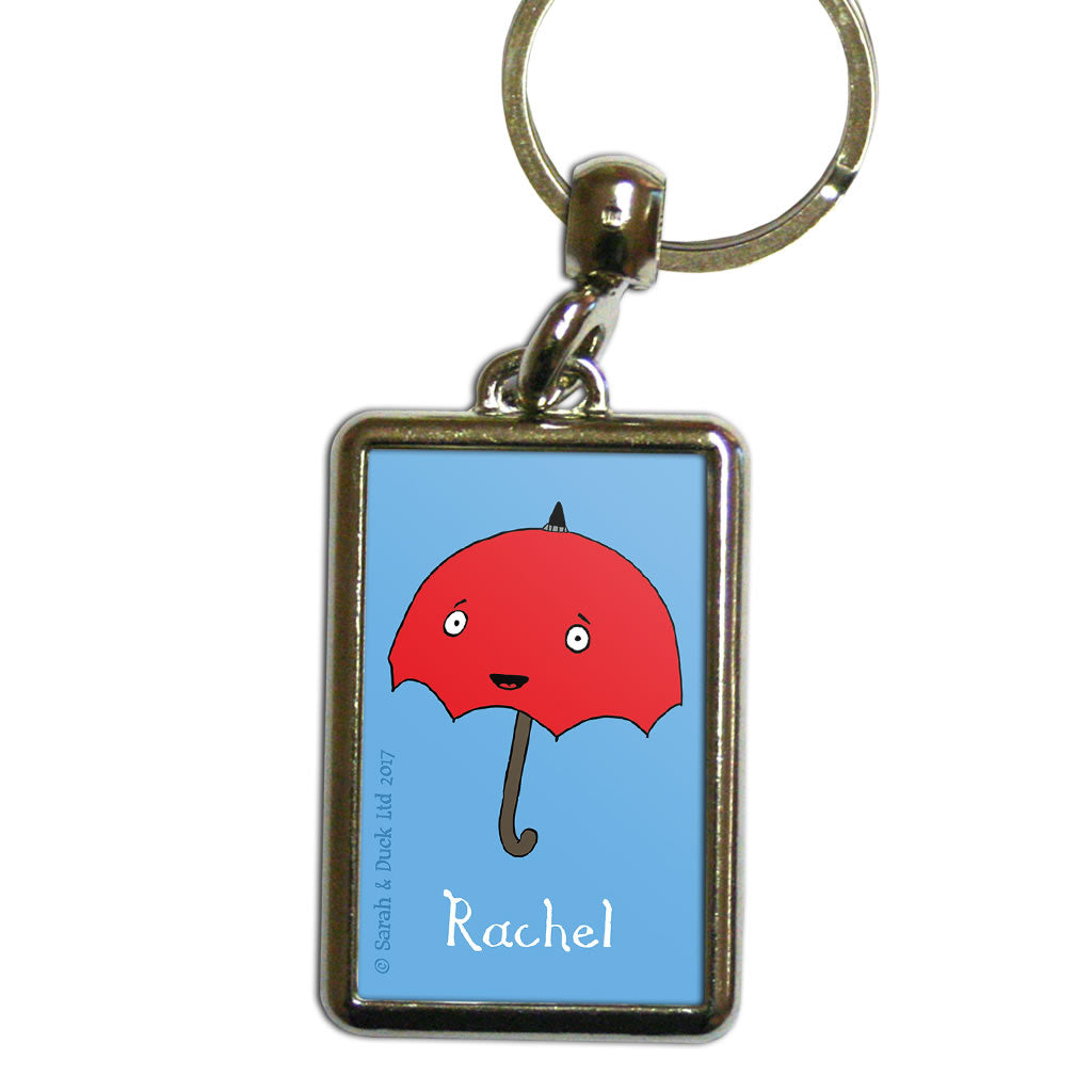 Personalised Umbrella Keyring