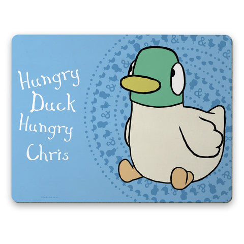 Personalised Blue Duck Placemat