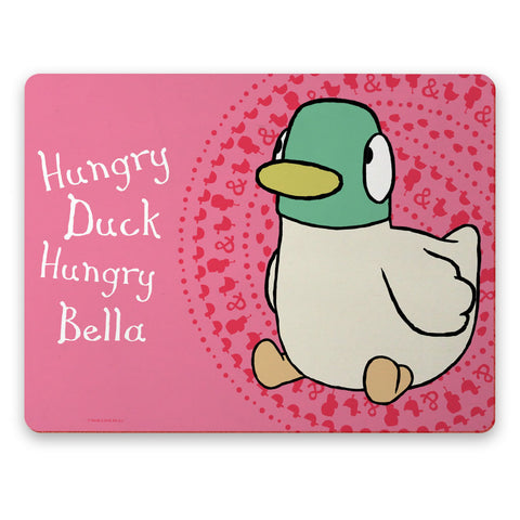 Personalised Pink Duck Placemat