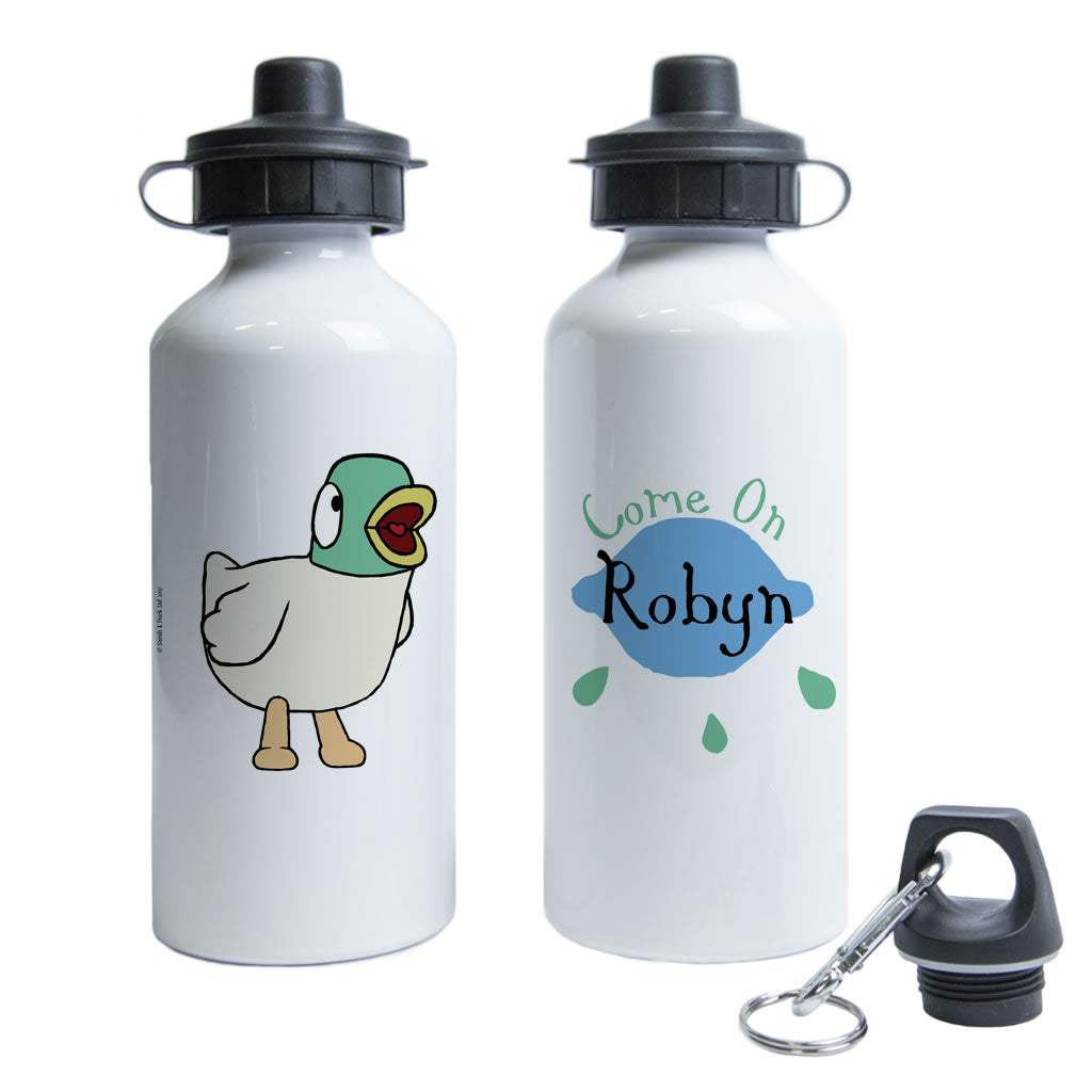 Personalised Come On Duck Water Bottle