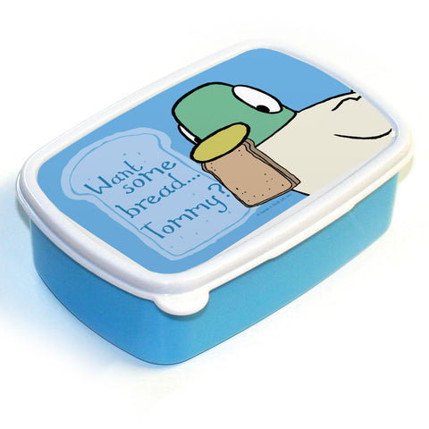 Personalised Blue Duck Lunch Box