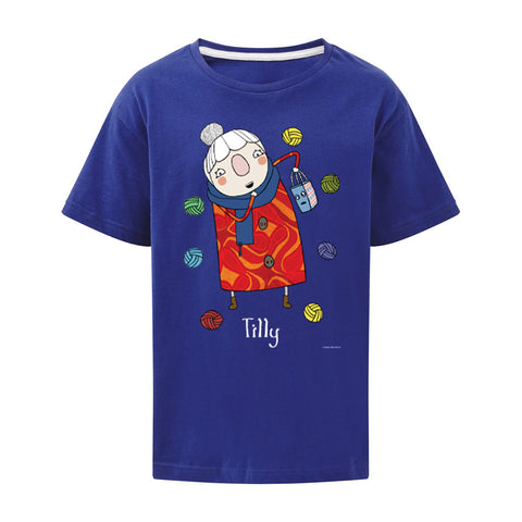 Personalised Scarf Lady T-Shirt
