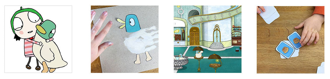 Sarah & Duck Cut-out Dress-up Paper Doll - Sarah and Duck Official Website